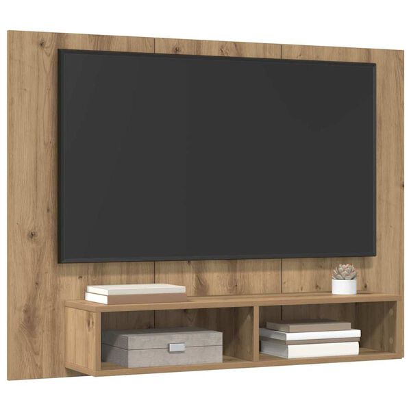 vidaXL Set TV komoda Zidne Umjetnički hrast 120 x 23,5 x 90 cm