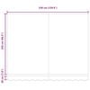 vidaXL Skrovita tenda &Scaron;areni 350 x 250 cm Tkanina i Aluminij