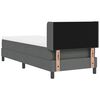 vidaXL Krevet s opruga kutije Tamno siva 200 x 80 cm Poliester