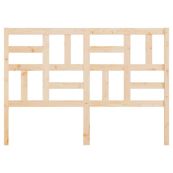 vidaXL Uzglavlje za krevet 141 x 4 x 104 cm od masivne borovine