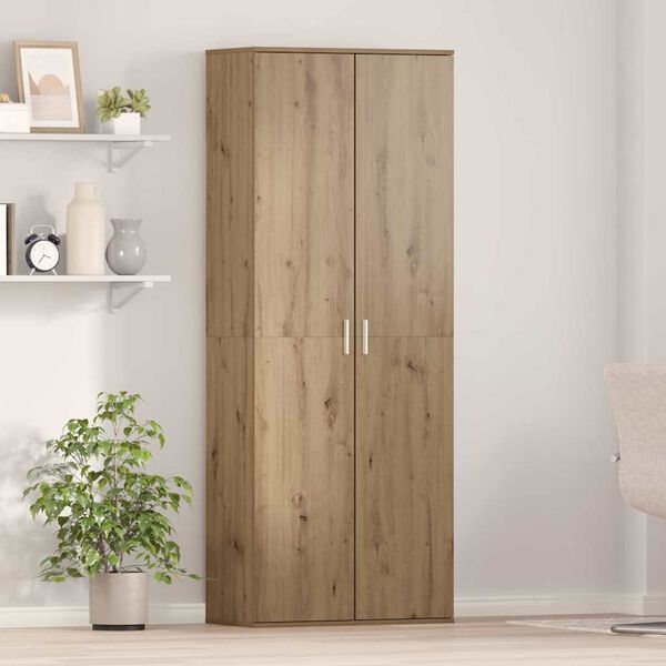 vidaXL Highboard Umjetnički hrast 70 x 33.5 x 180 cm Konstruirano drvo