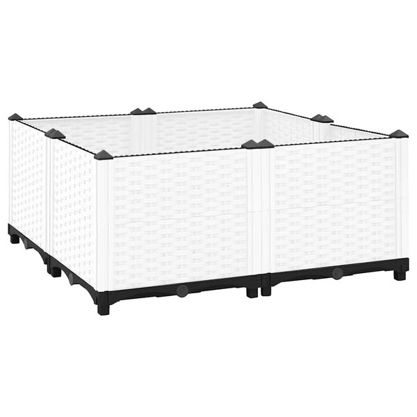 vidaXL Povi&scaron;ena gredica 80x80x38 cm od polipropilena