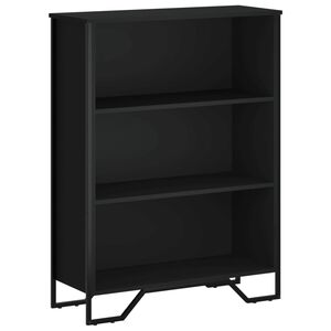 vidaXL Regal za knjige crni 80x31x106 cm konstruirano drvo