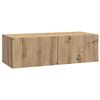 vidaXL TV ormar za zid Hrast artisan 98 x 41 x 30 cm Konstruirano drvo