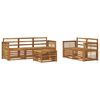 vidaXL Setovi sofa 6 pcs Čvrsto drvo akacije