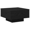 vidaXL Kava Stol Crni hrast 55 x 55 x 31 cm