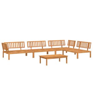 vidaXL 5-dijelni set vrtnih sofa od paleta od masivnog drva bagrema