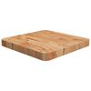 vidaXL Četvrtasta stolna ploča smeđa 40x40x4 cm tretirana hrastovina