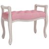 vidaXL Klupa ružičasta 80 x 45 x 60 cm bar&scaron;unasta