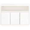 vidaXL Komoda bijela 104,5 x 34 x 80 cm od masivne borovine