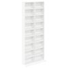 vidaXL CD ormar 2 kom. Bijela 33 x 23,5 x 175 cm Konstruirano drvo