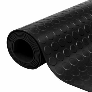 vidaXL Podni mat Crna 1 x 2 m Guma