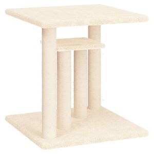 vidaXL Grebalica za mačke s platformama krem 50 cm