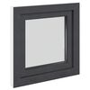 Prozor za podrum RISOR Antracit 50 x 50 cm PVC i staklo