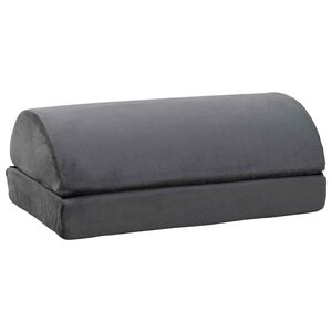 vidaXL Jednobojno Siva 44 x 29 x 17 cm PU pjena