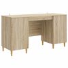 vidaXL Stol Hrast sonoma 142,5 x 50 x 75 cm Konstruirano drvo