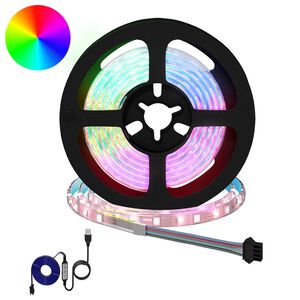 vidaXL LED traka 2 kom. Crna i prozirna Bakar i plastika
