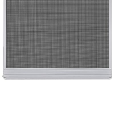 Bijeli krilni zaslon protiv insekata za vrata 120 x 240 cm