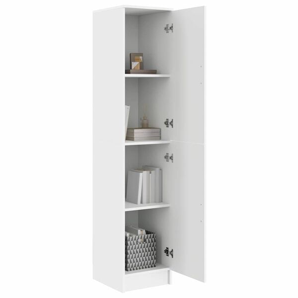 vidaXL Highboard Bijelo 35 x 39 x 168 cm
