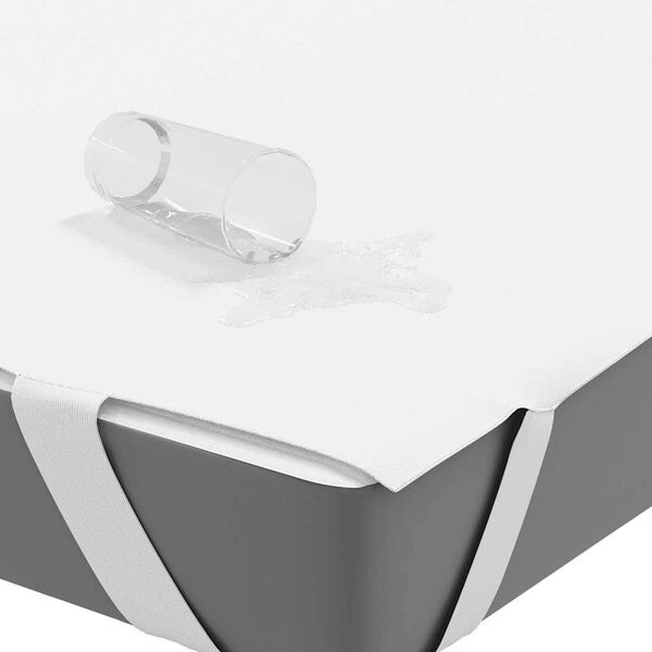 vidaXL Za&scaron;tita za madrac bijela 140x200 cm vodootporna