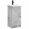 vidaXL Kupaonski umivaonik s sudoperom Betonska siva 42 x 40 x 84,5 cm