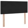vidaXL Krevet s od storage s madracem Crna 120 x 190 cm Baršun