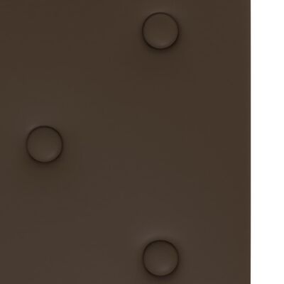 vidaXL Zidne ploče od umjetne kože 12 kom smeđi 90 x 30 cm 3,24 m²