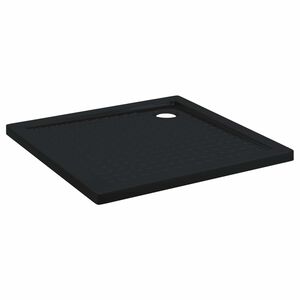 vidaXL Podloga za tu&scaron; s točkicama 90 x 90 x 4 cm ABS Crna