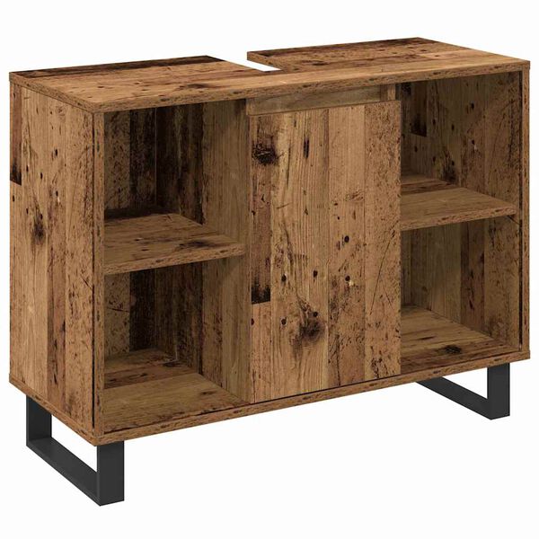 vidaXL Set namje&scaron;taja za kupaonicu 3 pcs Smeđa Konstruirano drvo