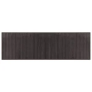 vidaXL Pravokutni tepih tamnosmeđi 60x200 cm bambus