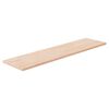 vidaXL Daska za police 80x20x1,5 cm neobrađena masivna hrastovina