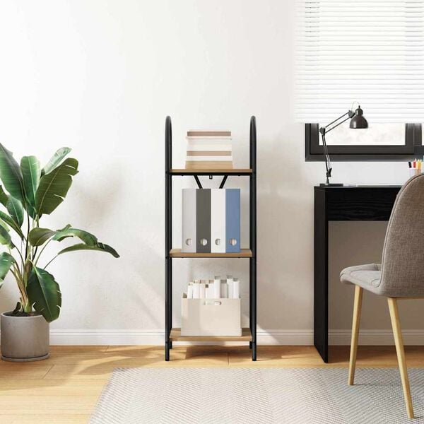 vidaXL Polica Umjetnički hrast 40 x 30 x 109 cm Konstruirano drvo