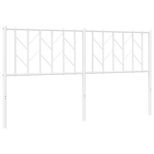 vidaXL Metalno zamjensko uzglavlje bijelo 160 cm