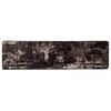 vidaXL Traka za tepih MARSA Crna 80 x 400 cm Poliester i PVC
