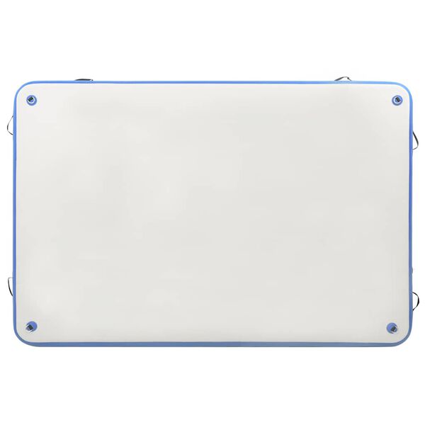 vidaXL Plutajuća platforma na napuhavanje plavo-bijela 200x150x15 cm
