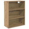 vidaXL Highboard s ladicama Umjetnički hrast 69,5 x 34 x 180 cm