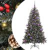 vidaXL Umjetno božićno drvce Zelena 150 cm PVC, Plastika i Čelik