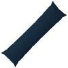vidaXL Presvlaka za jastuk HEERLEN Plava 40 x 145 cm Mikrofibra Flis