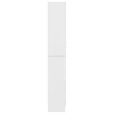 vidaXL Vitrina bijela 82,5 x 30,5 x 185,5 cm konstruirano drvo