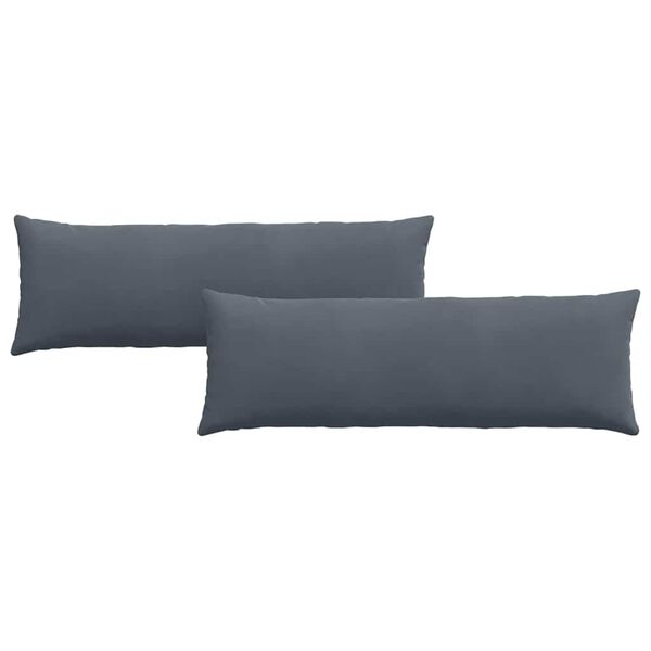 vidaXL Jastučići za sofu 2 pcs Tamno siva 120 x 40 cm Kordura tekstil