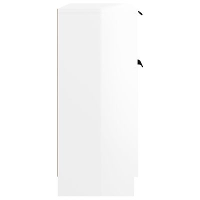 vidaXL Komoda sjajna bijela 60x30x70 cm od konstruiranog drva