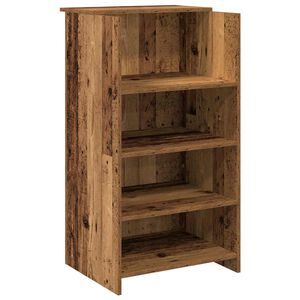 vidaXL Recepcijski stol staro drvo 55x50x103,5 cm konstruirano drvo