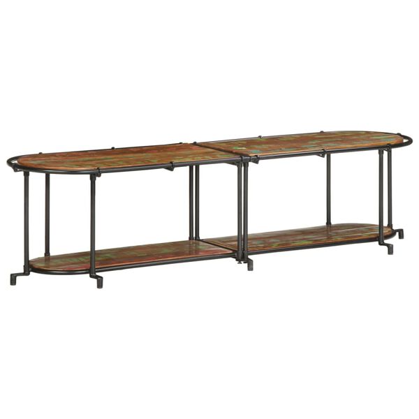 vidaXL TV ormarić 160x42x40 cm od masivnog obnovljenog drva