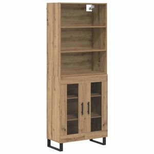 vidaXL Highboard 2 kom. Umjetnički hrast 69,5 x 34 x 180 cm