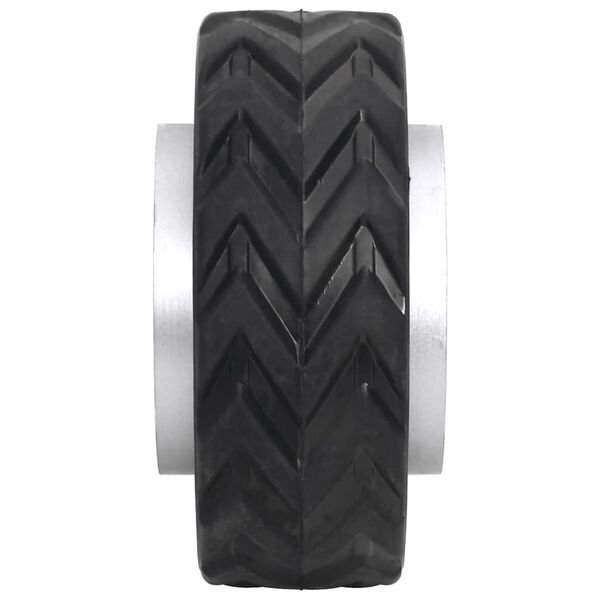 vidaXL Kotač za potporni kotač Ø 19,5 x 10 cm od aluminija i gume