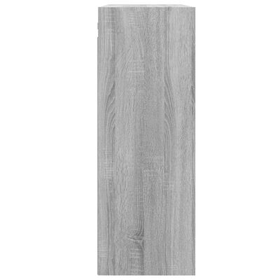 vidaXL Viseći zidni ormarić boja sivog hrasta 69,5 x 32,5 x 90 cm