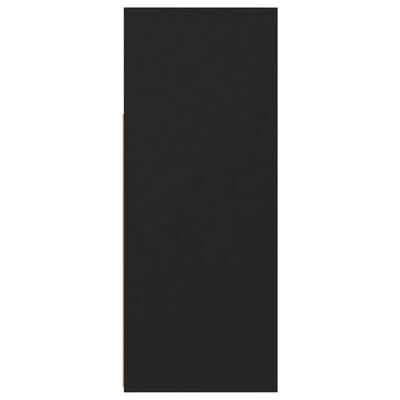 vidaXL Komoda s LED svjetlima crna 115,5 x 30 x 75 cm