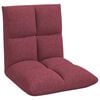 vidaXL Podna stolica Vinska crvena 50 x 61 x 57 cm tkanina