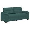 vidaXL Dvosjed Sofa Tamnozelena 180x81x84 cm Tkanina