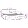 vidaXL Okvir za krevet boja hrasta 180x200cm konstruirano drvo i metal
